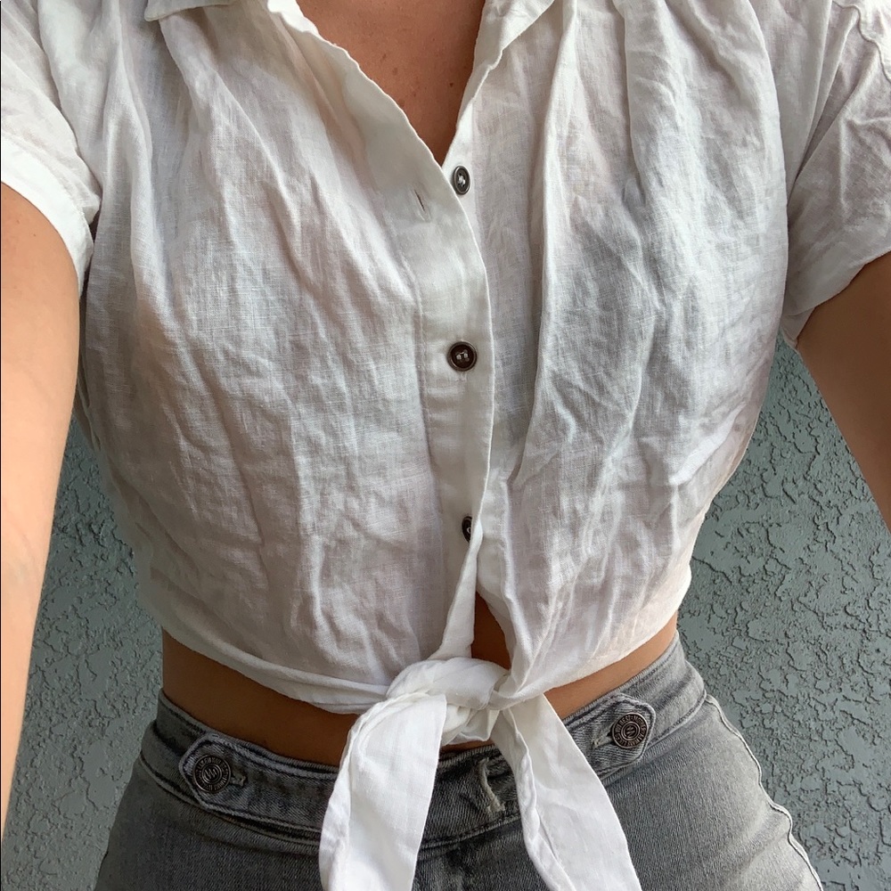 Kendall + Kylie Front Tie Top